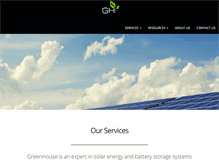 Tablet Screenshot of greenhouseconsulting.co.za